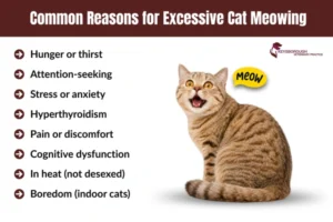 Common Reasons for Excessive Cat Meowing