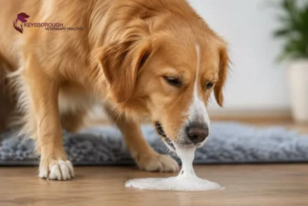 Dog Vomiting White Foam